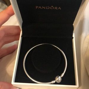 Pandora Moments Bangle Charm Bracelet